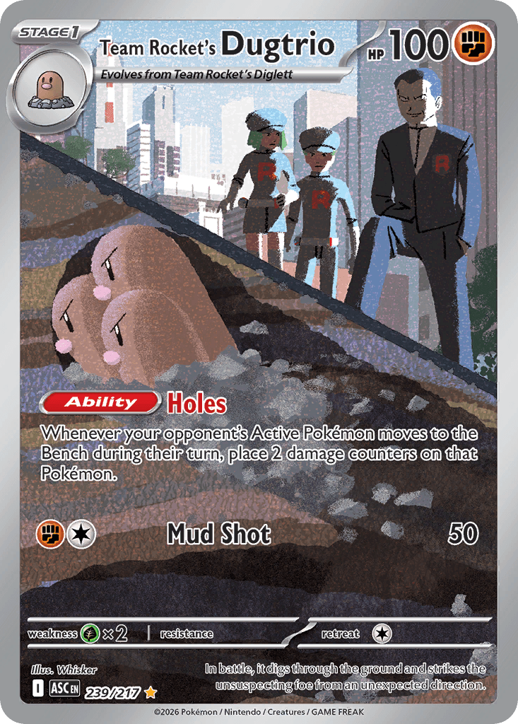 Team Rocket's Dugtrio