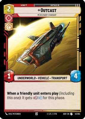 Outcast - Mercenary Starship